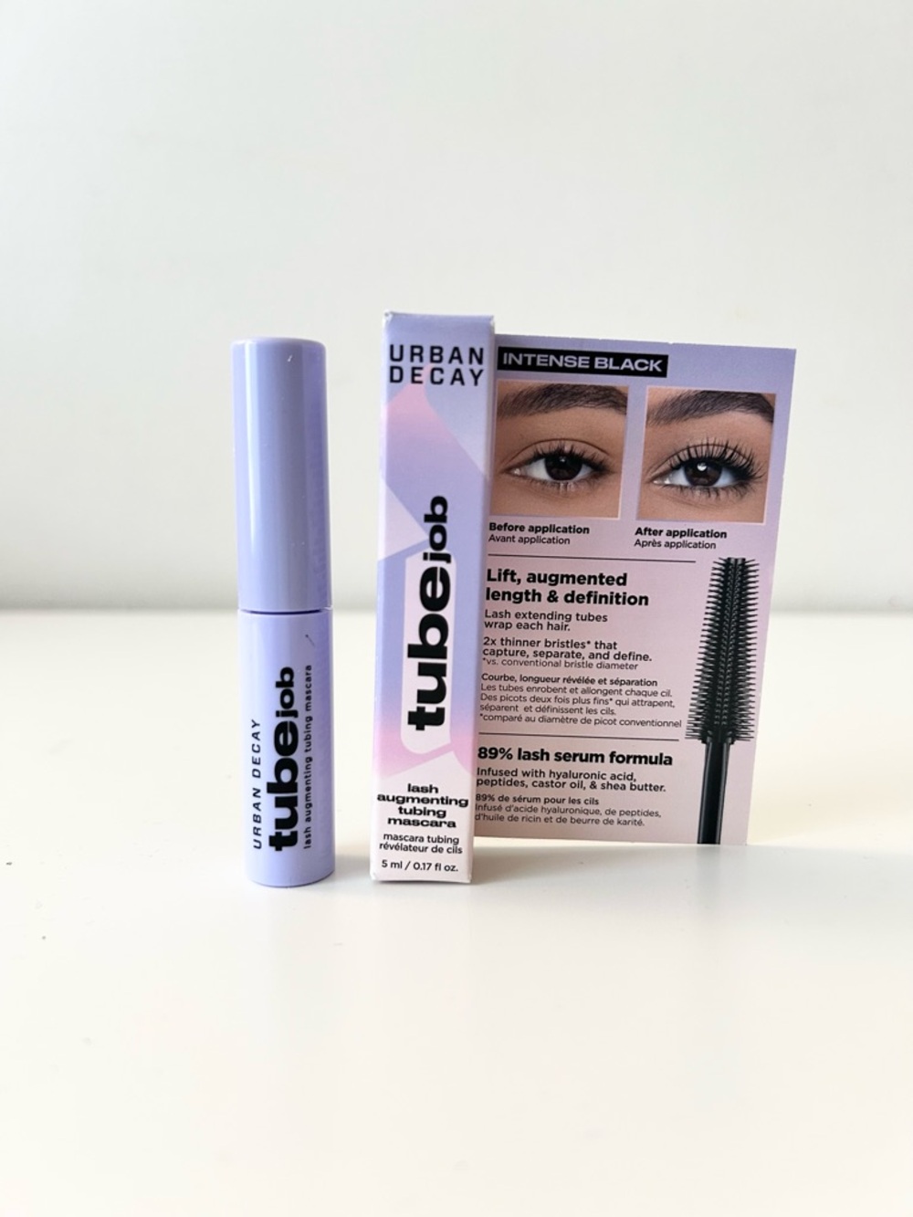 🌸URBAN DECAY Tube Job Lash Augmenting Tubing Mascara in Intense Black 5 mL